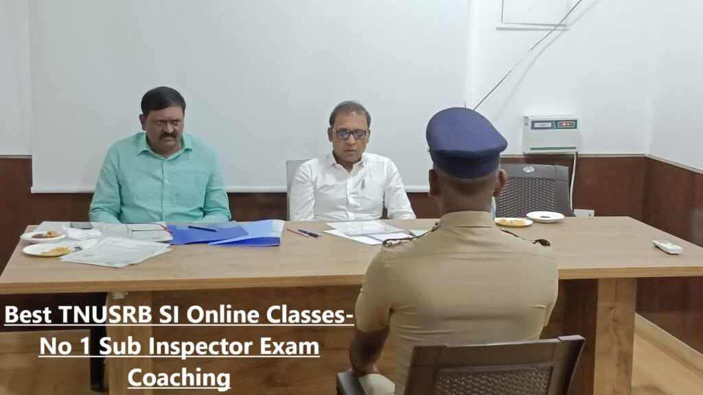 Best TNUSRB SI Online Classes-No 1 Sub Inspector Exam Coaching